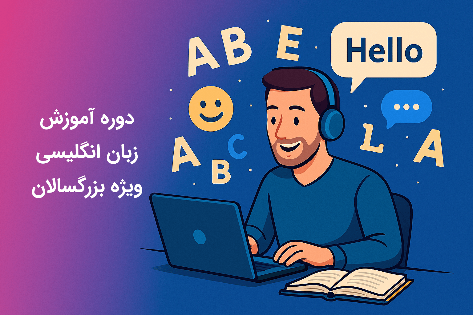 آموزش زبان انگلیسی ویژه بزرگسالان